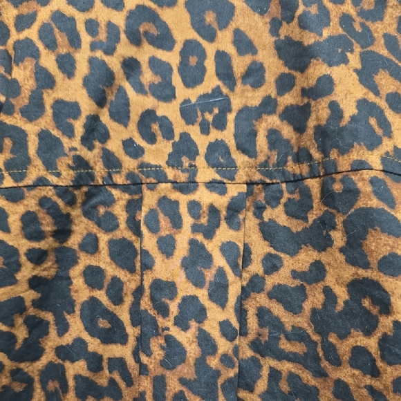 Talbots Brown and Black Animal Print Shirt - Picture 10 of 14